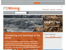 Tablet Screenshot of miningworld-events.com
